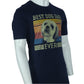 CANVAS Mens Tops XL / Navy CANVAS - Best Dog Dad Ever Printed T-Shirt