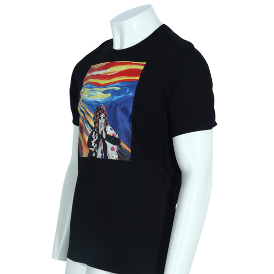 CANVAS Mens Tops XL / Black CANVAS - Front Figure Printed T-Shirt