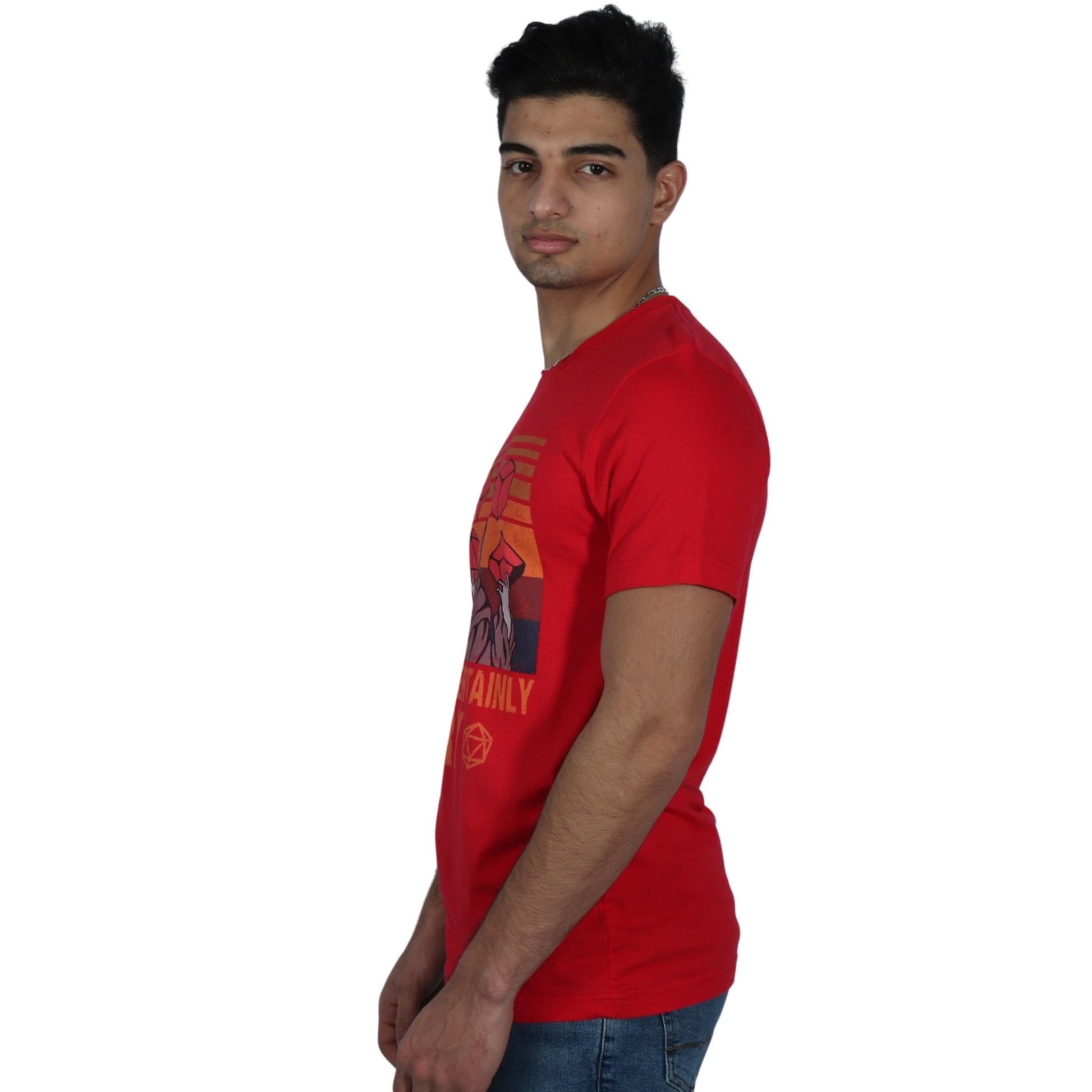 CANVAS Mens Tops M / Red CANVAS - You Can Certainly Try Printed T-shirt