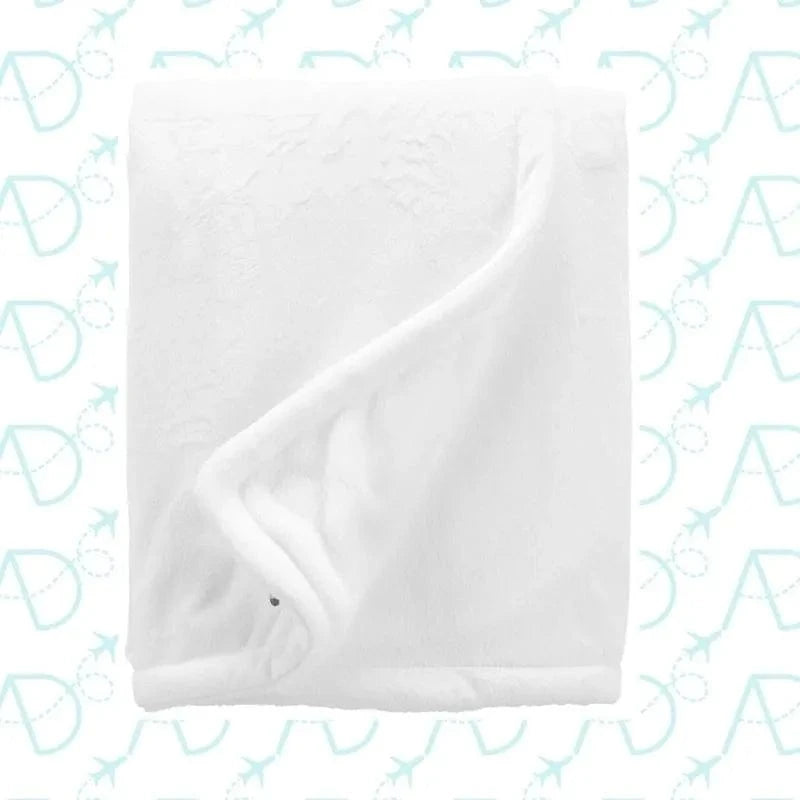 CARTER'S Baby Blankets White CARTER'S - BABY -  Lamb Fuzzy Plush Velboa Blanket