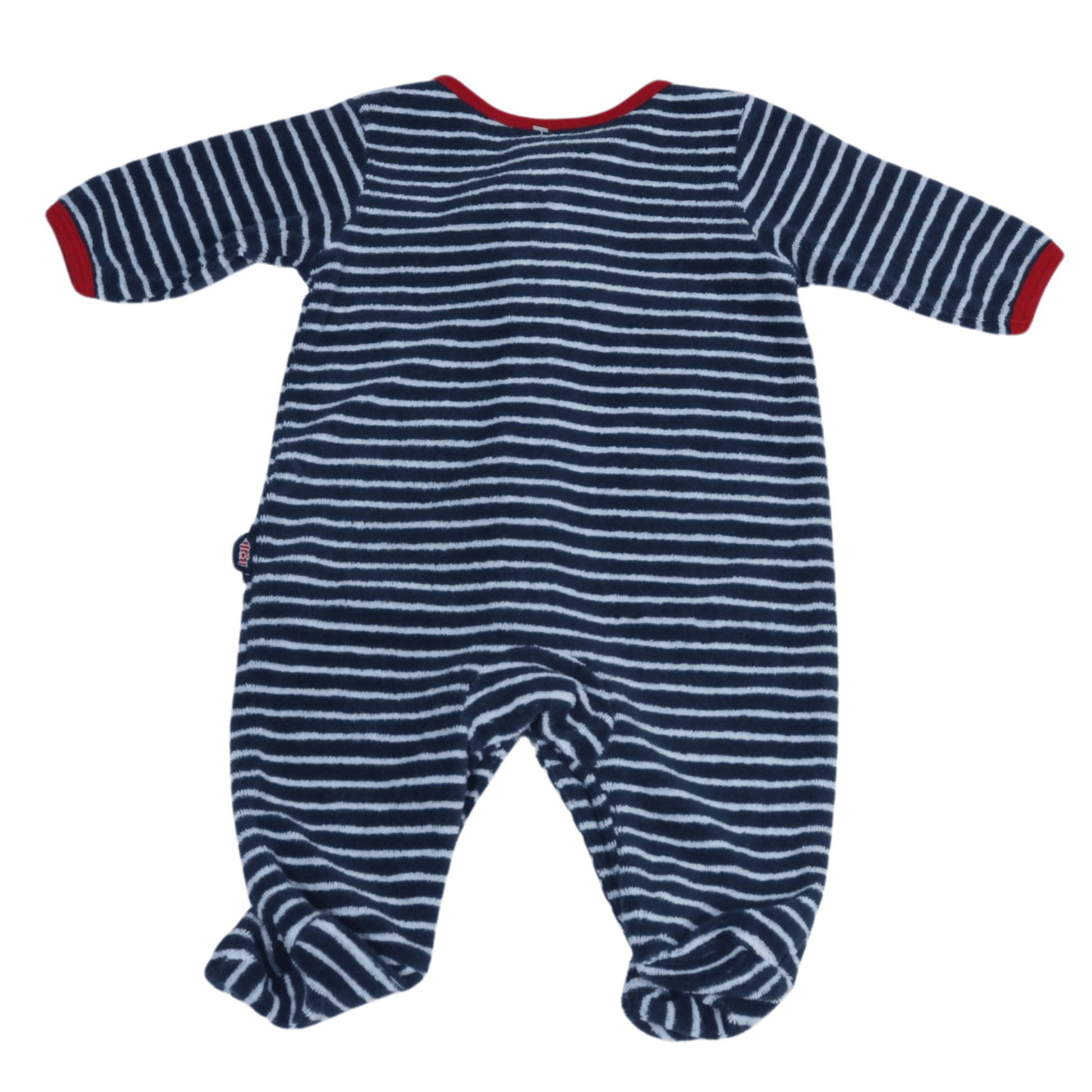 CARTER'S Baby Boy CARTER'S - Stripped footed overall