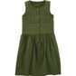 CARTER'S Girls Dress XS / Green CARTER'S -Kids - Sleeveless Pocket Dress