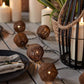 CASALUX Garden Accessories CASALUX - 10 Solar Fairy Lights Rattan Balls