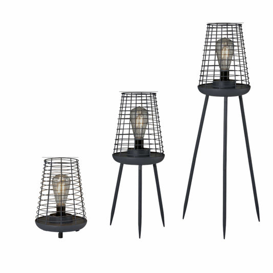 CASALUX Garden Accessories Black CASALUX - LED solar lamp cage