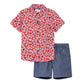 CAT & JACK Baby Boy CAT & JACK - Baby -Short Sleeve Button-Down Shirt and Shorts Set