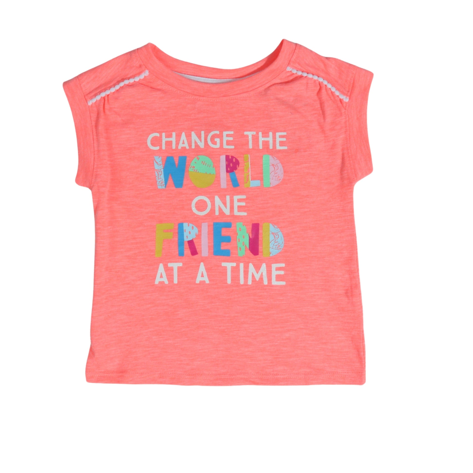 CAT & JACK Baby Girl 18 Month / Coral CAT & JACK - BABY - Round Neck T-Shirt