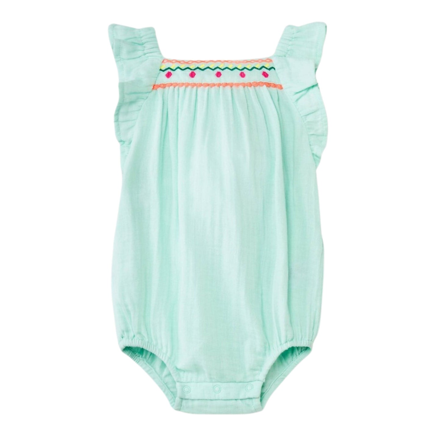 CAT & JACK Baby Girl 0-3 Month / Green CAT & JACK - BABY - Trim Bodysuits