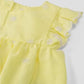 CAT & JACK Baby Girl New Born / Yellow CAT & JACK - Lace Designr Top & Bottom  Baby Set of 2 Pieces