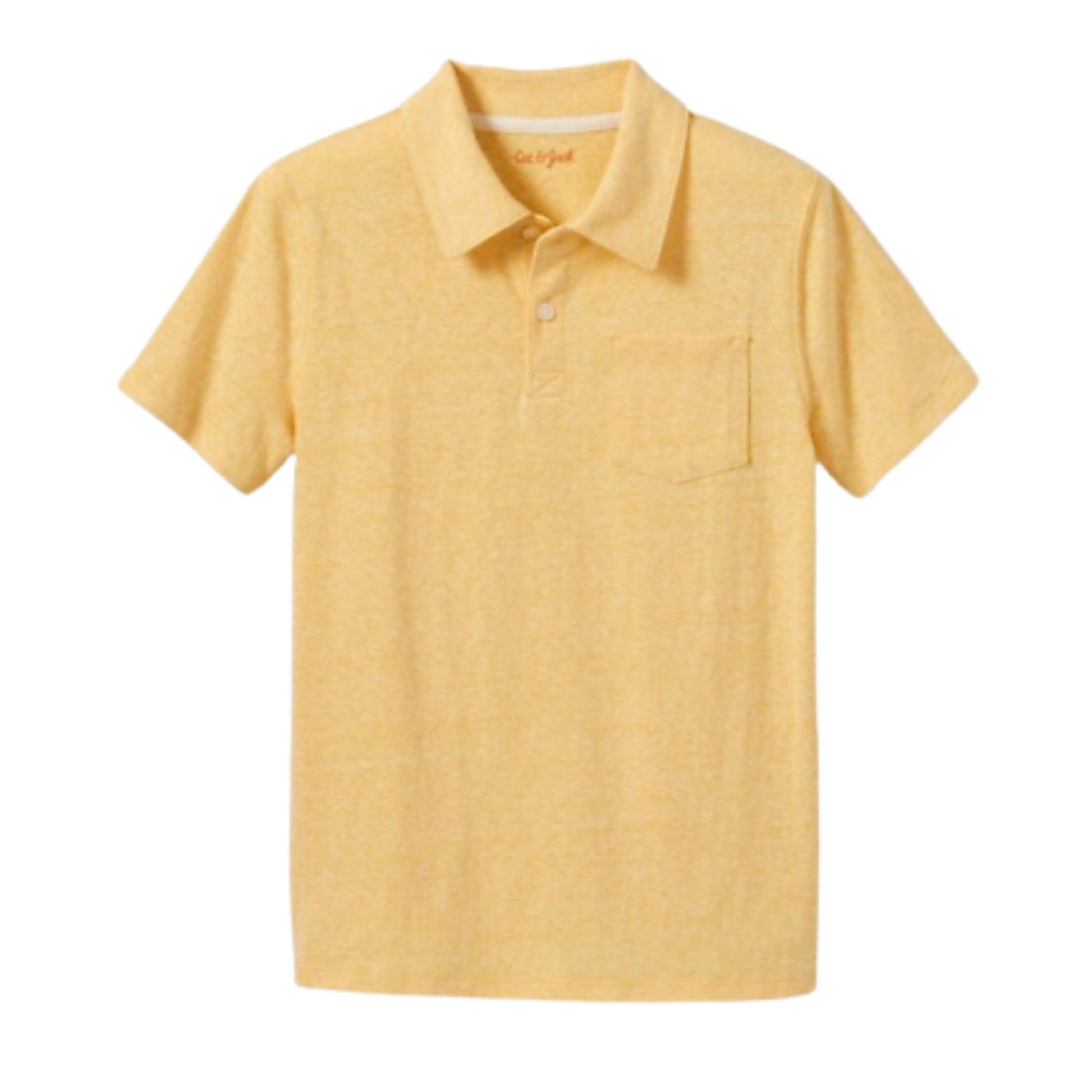 CAT & JACK Boys Tops XL / Yellow CAT & JACK - Collar Neck T-Shirt