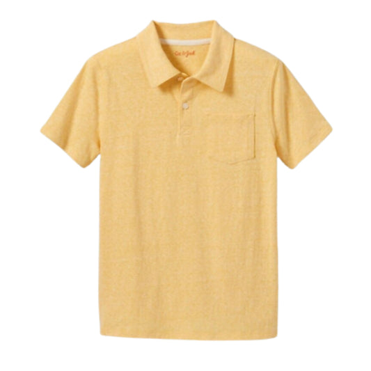 CAT & JACK Boys Tops XL / Yellow CAT & JACK - Collar Neck T-Shirt