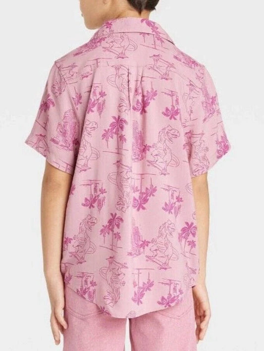CAT & JACK Boys Tops L / Pink CAT & JACK - Graphic Printed Shirt