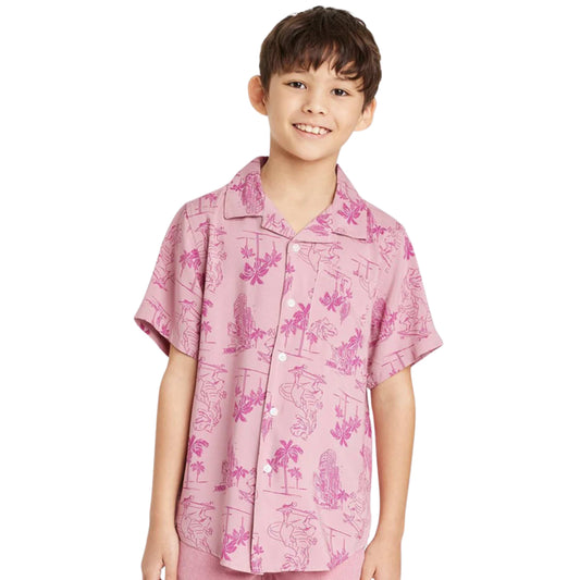 CAT & JACK Boys Tops L / Pink CAT & JACK - Graphic Printed Shirt