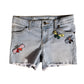 CAT & JACK Girls Bottoms M / Blue CAT & JACK -Dragonfly Cutoff Jean Shorts