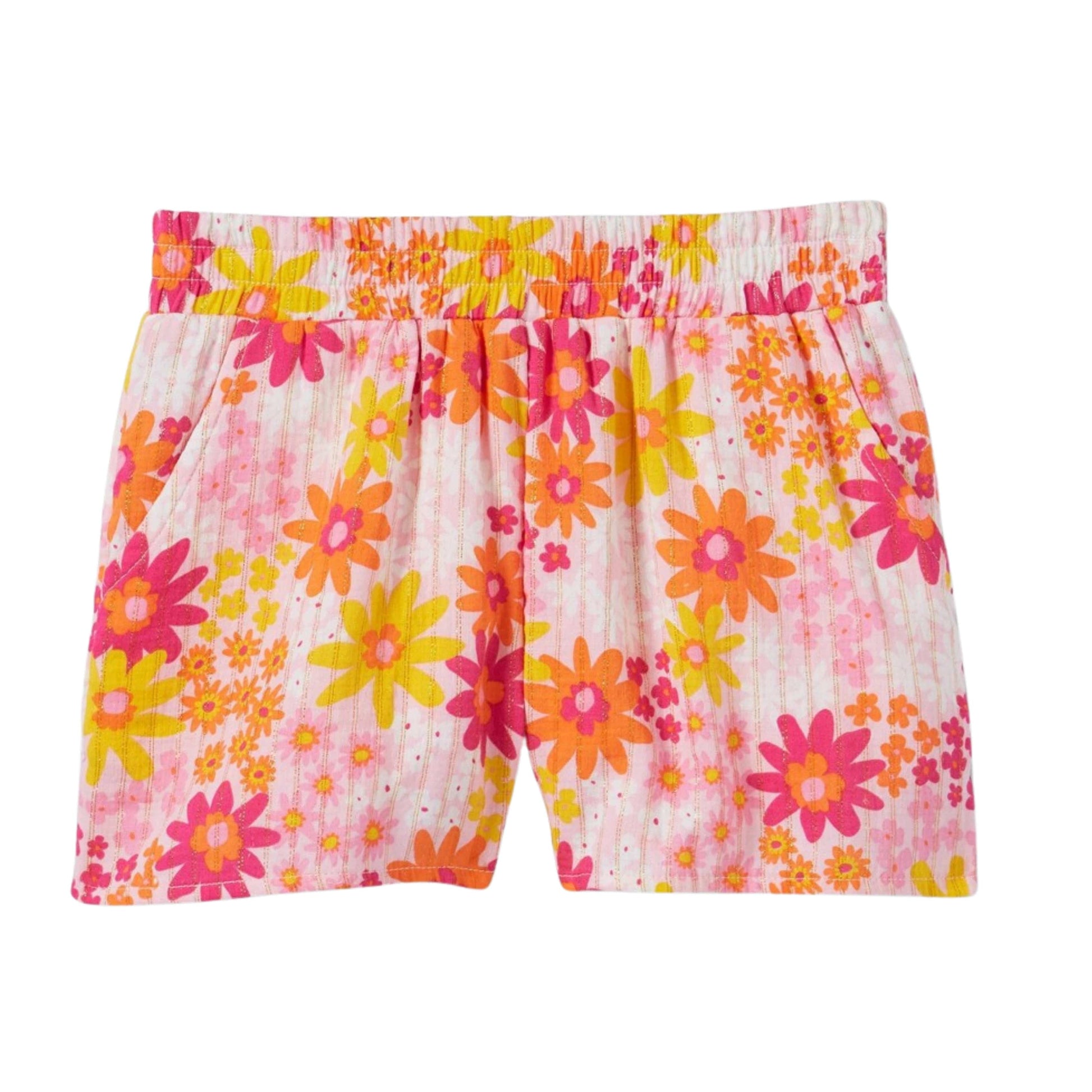 CAT & JACK Girls Bottoms XL / Multi-Color CAT & JACK - Kids - Floral Pull-on Shorts