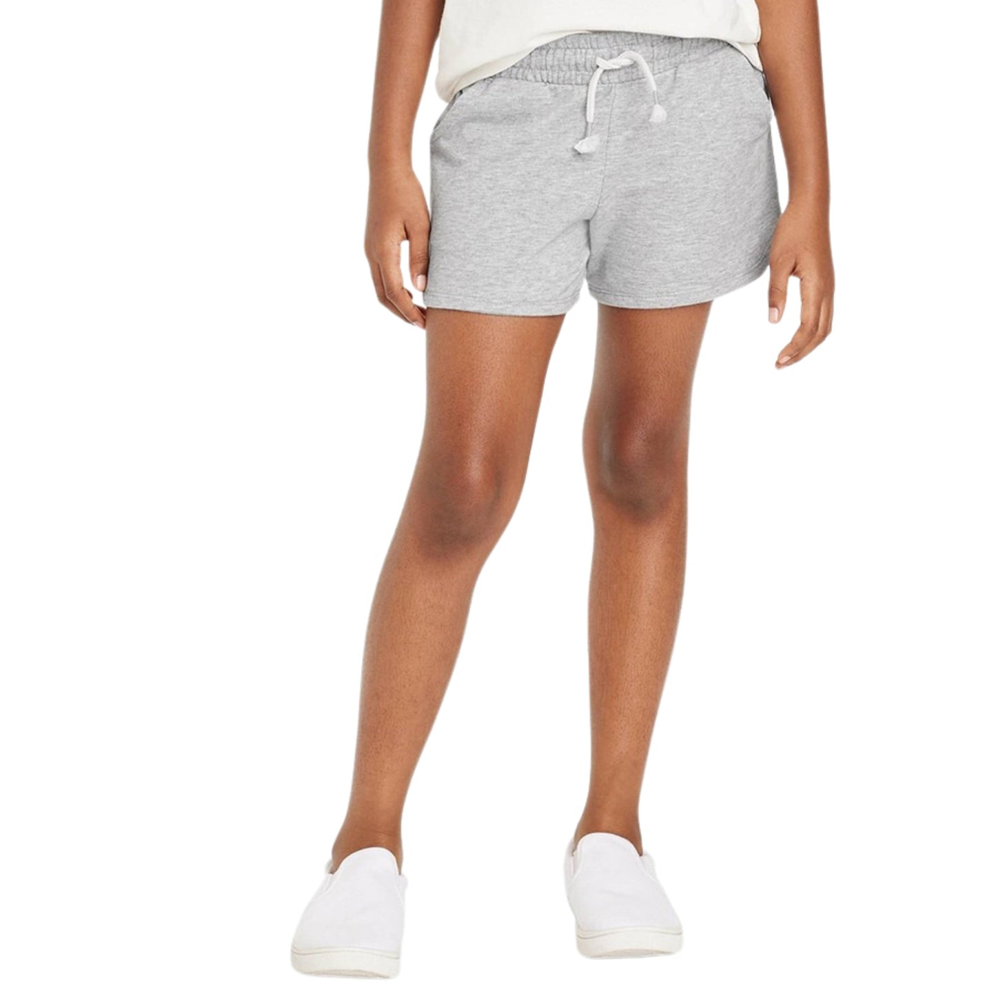 CAT & JACK Girls Bottoms L / Grey CAT & JACK - KIDS -  Knit Pull-on Shorts