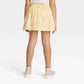 CAT & JACK Girls Bottoms L / Yellow CAT & JACK - Printed Skort Drawsting Design