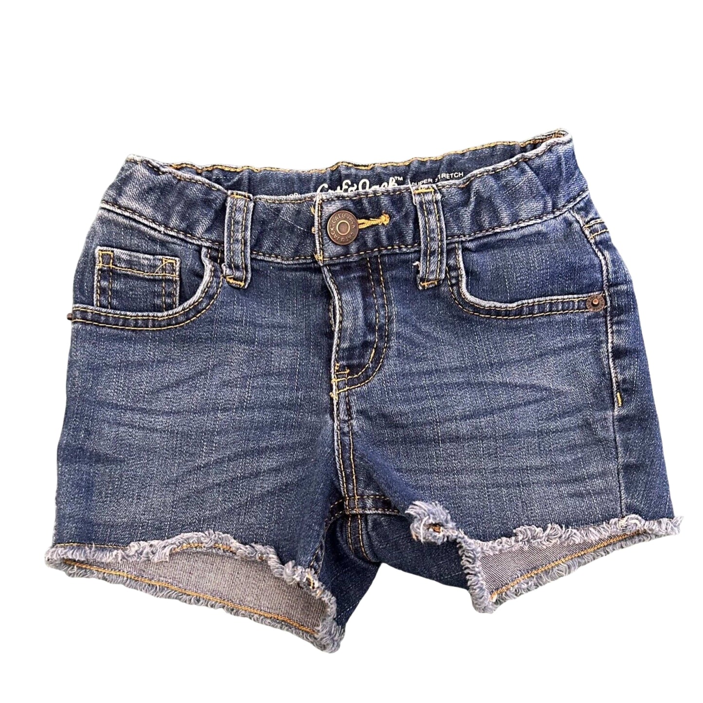 CAT & JACK Girls Bottoms XS / Blue CAT & JACK - Super Stretch Denim Shorts