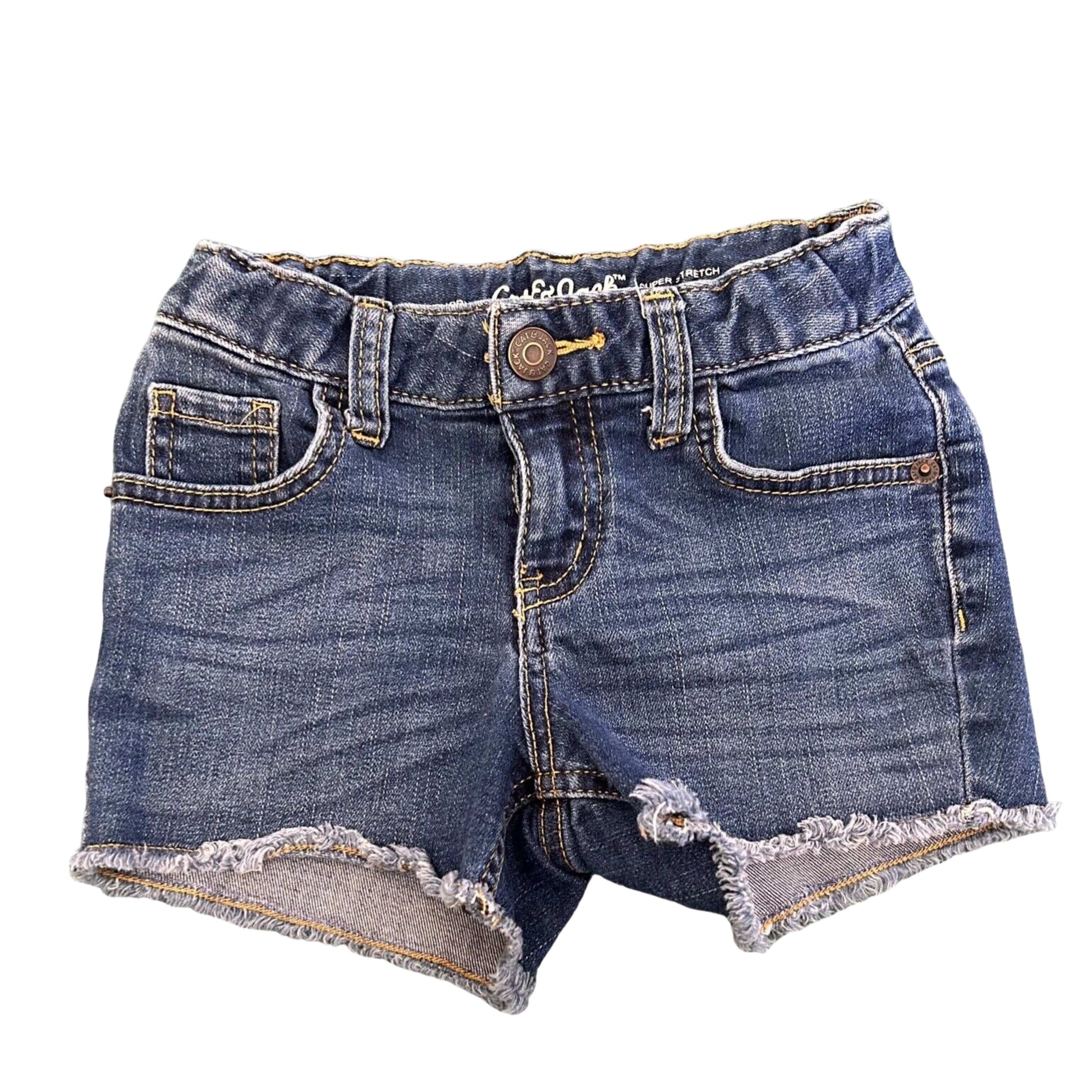 CAT & JACK Girls Bottoms XS / Blue CAT & JACK - Super Stretch Denim Shorts