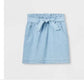 CAT & JACK Girls Bottoms L / Light Blue CAT & JACK - Tie Waist Pull-on Jeans Skirt
