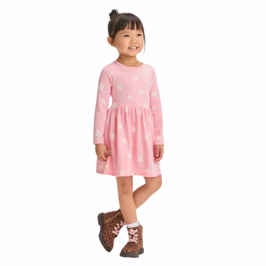 CAT & JACK Girls Dress XL / Pink CAT & JACK - KIDS -  Ghost Print Halloween Themed Dress