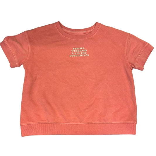 CAT & JACK Girls Tops S / Coral CAT & JACK - Crew Neck Sleeveless