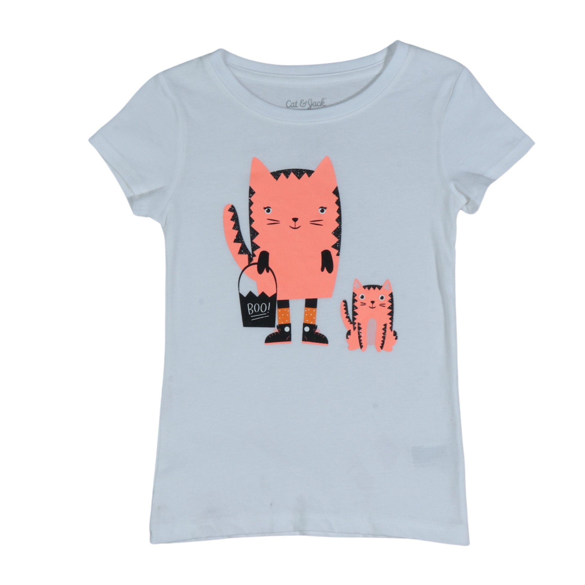 CAT & JACK Girls Tops XS / White CAT & JACK - KIDS - Graphic T-Shirt