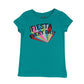 CAT & JACK Girls Tops 5 Years / Green CAT & JACK - KIDS - Short Sleeve T-Shirt