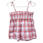 CAT & JACK Girls Tops L / Multi-Color CAT & JACK - Plaid Tank Top