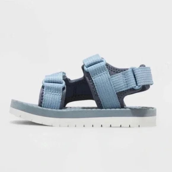 CAT & JACK Kids Shoes 24-25 / Blue CAT & JACK - Ankle Strap Sandals