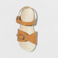 CAT & JACK Kids Shoes 27 / Brown CAT & JACK - Girl's  Footbed Sandals