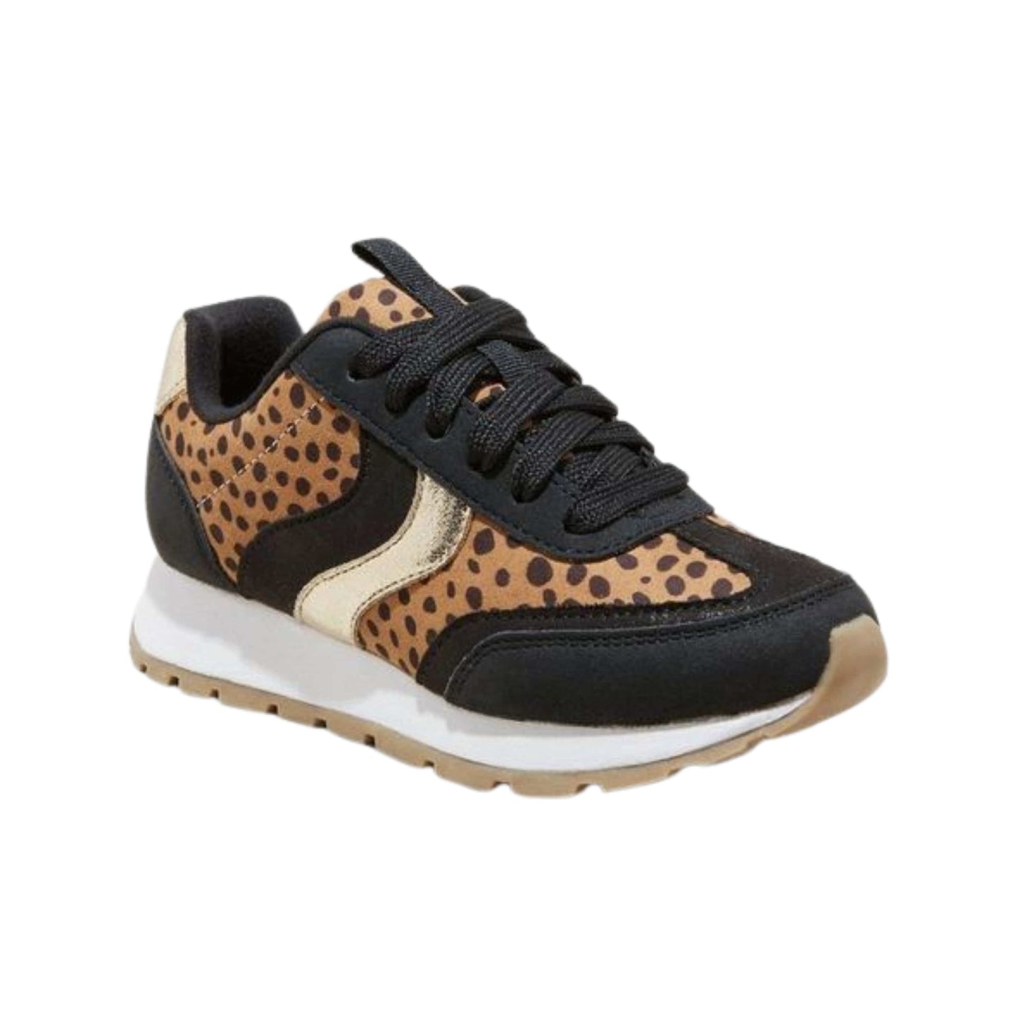 CAT & JACK Kids Shoes 32 / Multi-Color CAT & JACK - Kids -  Leopard Print Lace-Up Sneakers