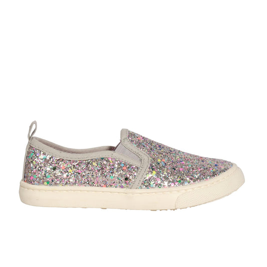 CAT & JACK Kids Shoes 30 / Silver CAT & JACK - KIDS- Madigan Slip-on Glitter Sneakers