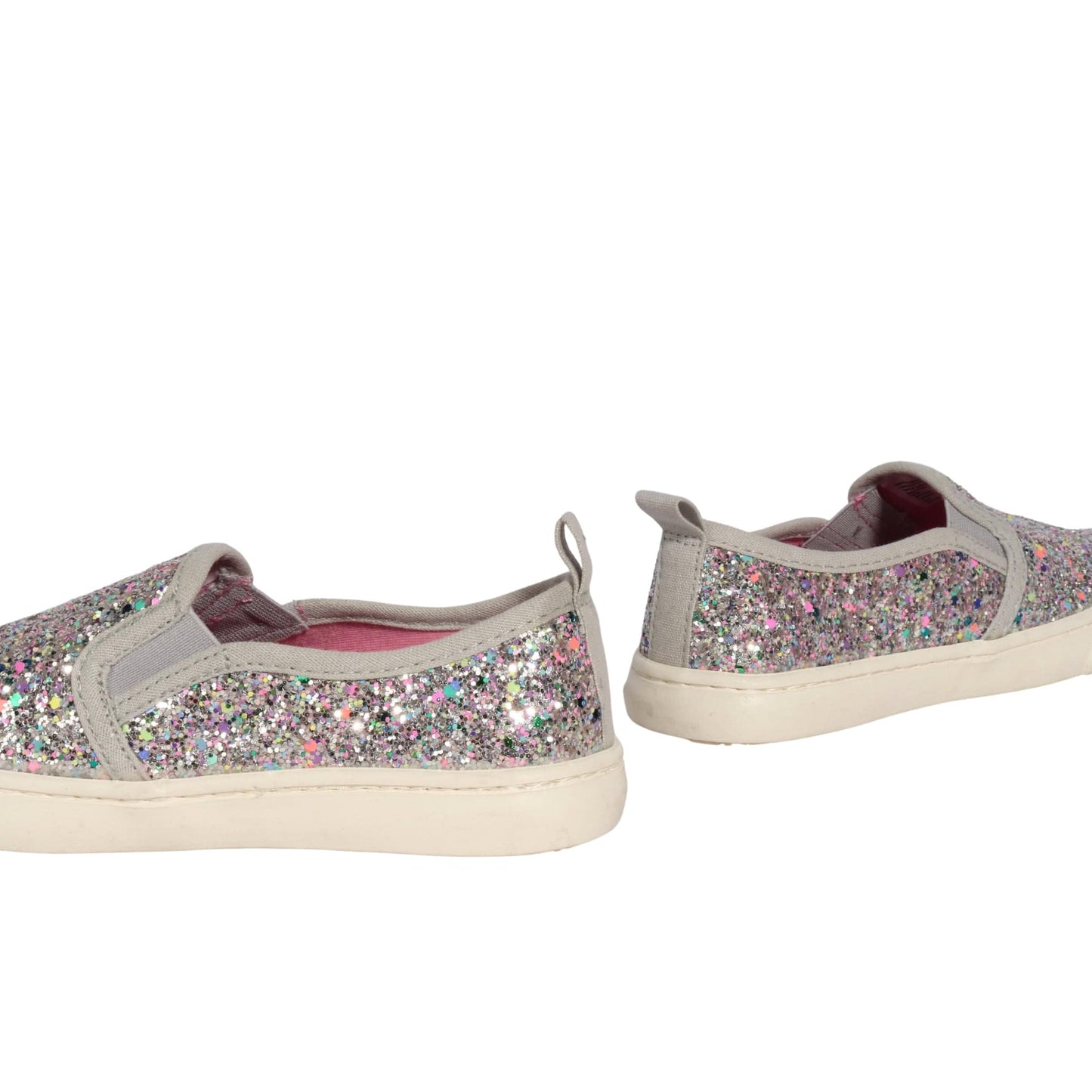 CAT & JACK Kids Shoes 30 / Silver CAT & JACK - KIDS- Madigan Slip-on Glitter Sneakers