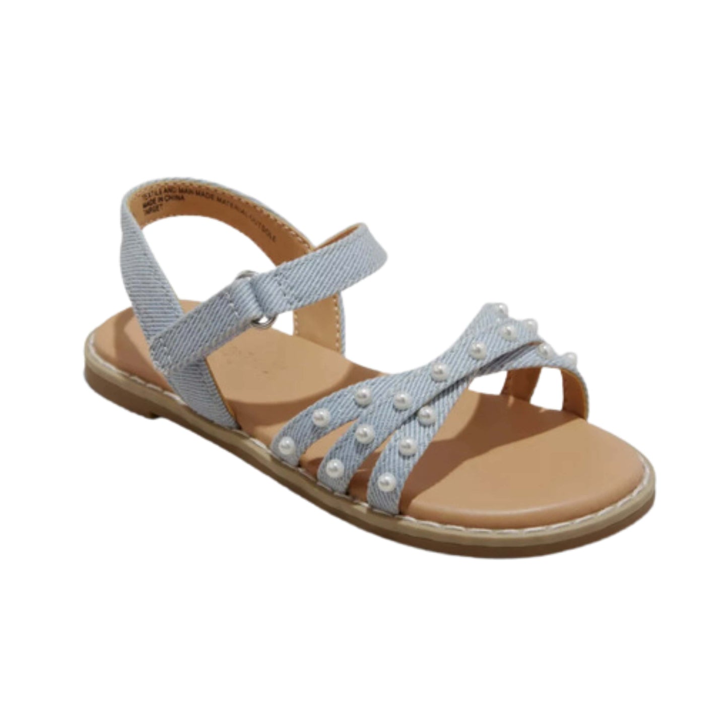 CAT & JACK Kids Shoes 30 / Blue CAT & JACK - Pearl Strap Sandals