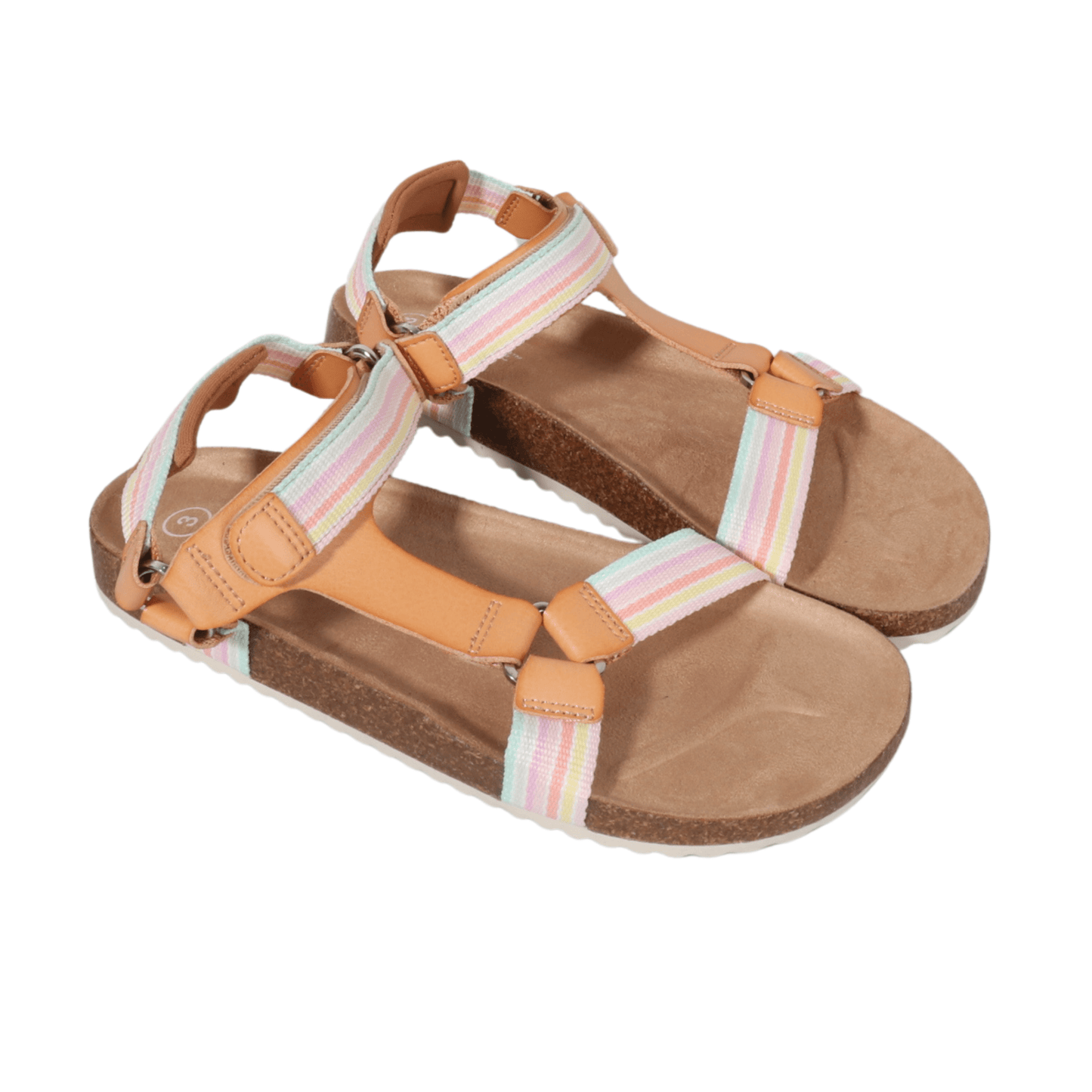 CAT & JACK Kids Shoes 35 / Multi-Color CAT & JACK - Strappy rainbow sandals