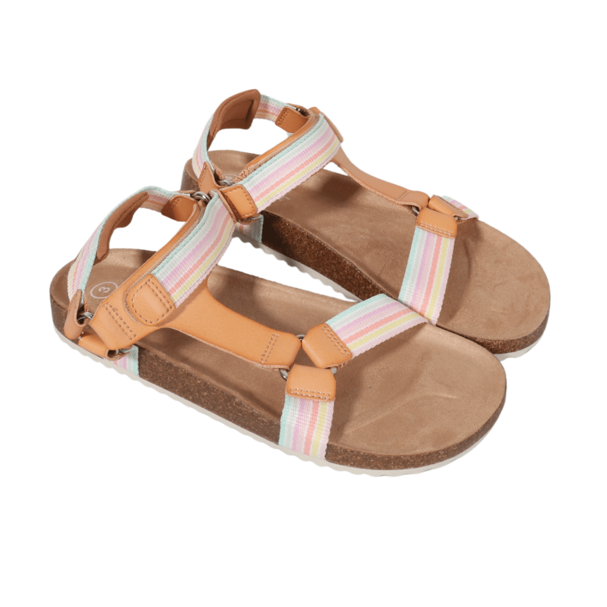 CAT & JACK Kids Shoes 35 / Multi-Color CAT & JACK - Strappy rainbow sandals