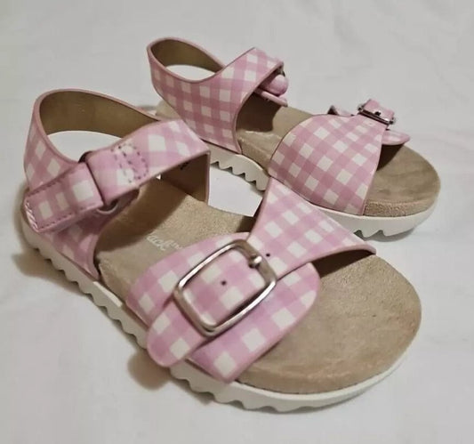 CAT & JACK Kids Shoes 30 / Pink CAT & JACK - White Pink Checkered Sandals