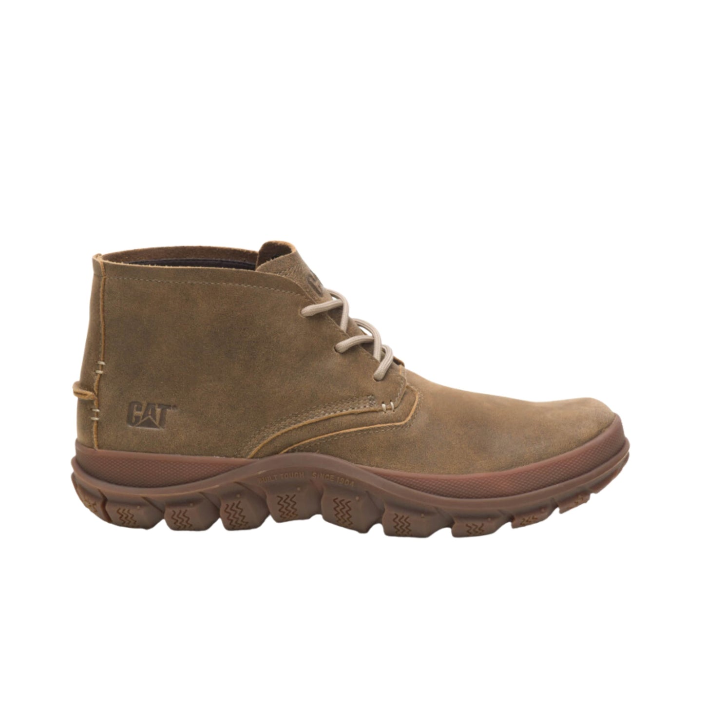 CATERPILLAR Mens Shoes CATERPILLAR - Fused Tri Mid Chukka Boot Beaned Full Grain Leather