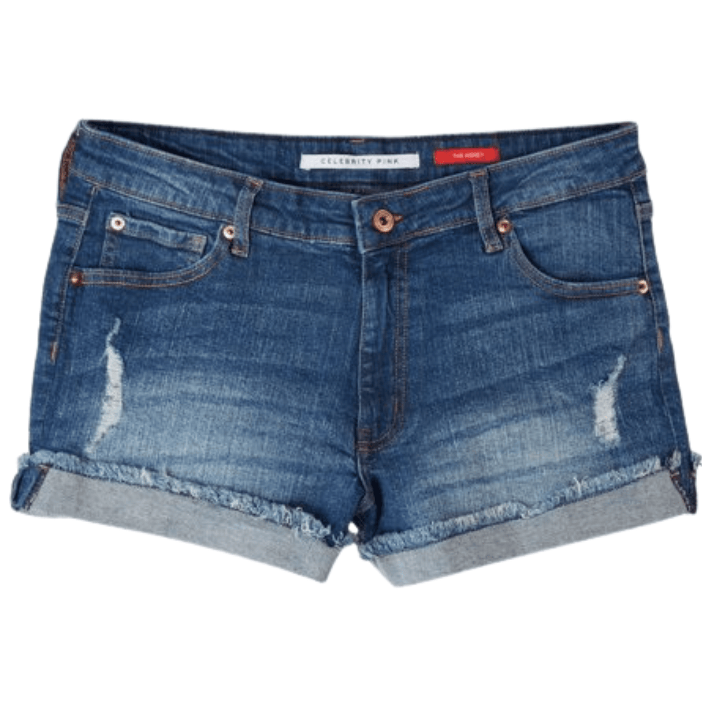 CELEBRITY PINK Women Bottom M / Blue / 28 CELEBRITY PINK -  Honey Heat Denim Short