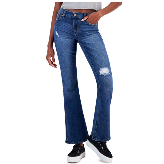 CELEBRITY PINK Womens Bottoms CELEBRITY PINK - Low-Rise Wide Leg Jeans