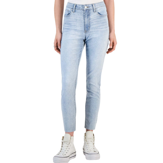 CELEBRITY PINK Womens Bottoms XL / Light Blue / 32 CELEBRITY PINK - Mid-Rise Skinny Denim Jeans