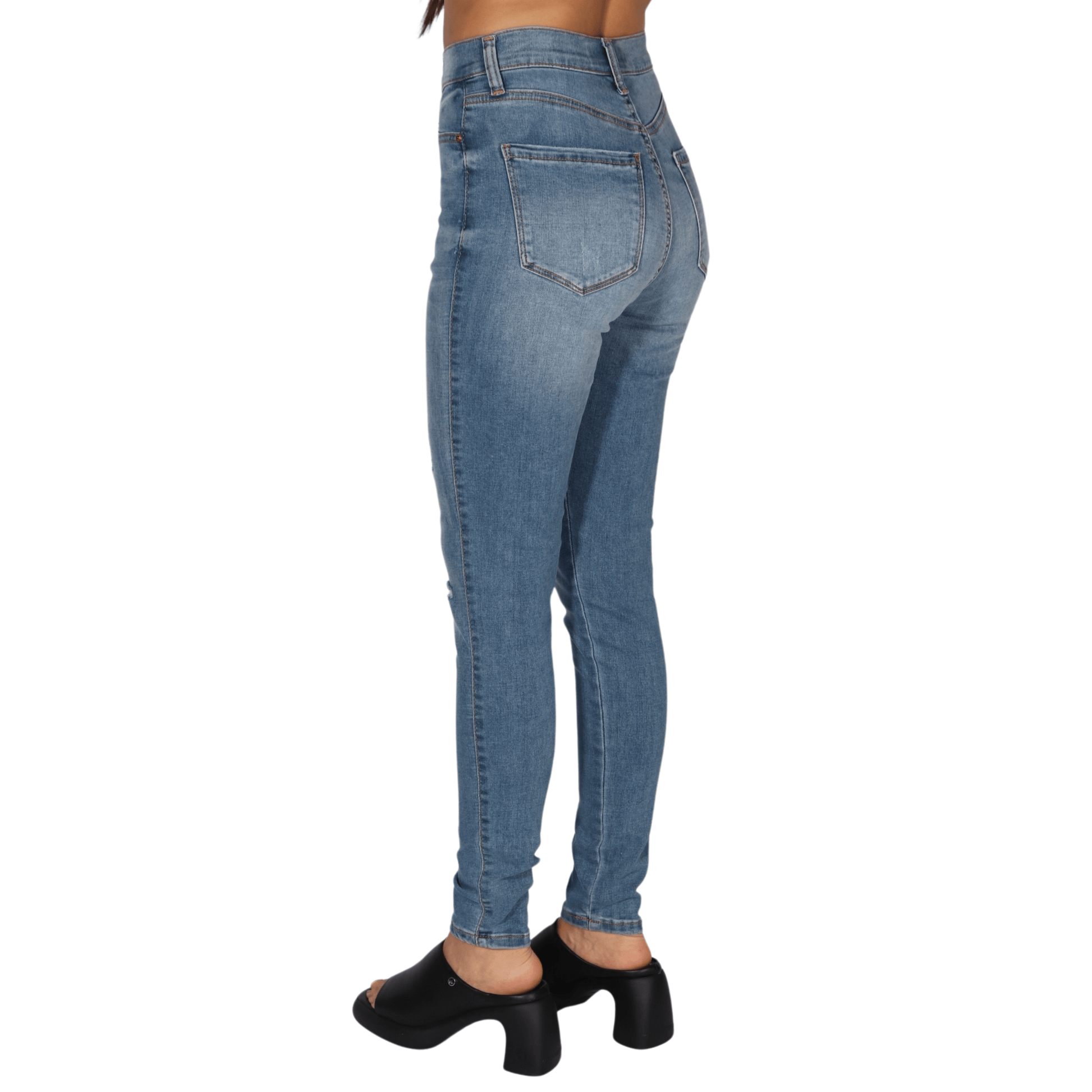 CELEBRITY PINK Womens Bottoms XS / Blue / 25 CELEBRITY PINK - Pull Over Jeans