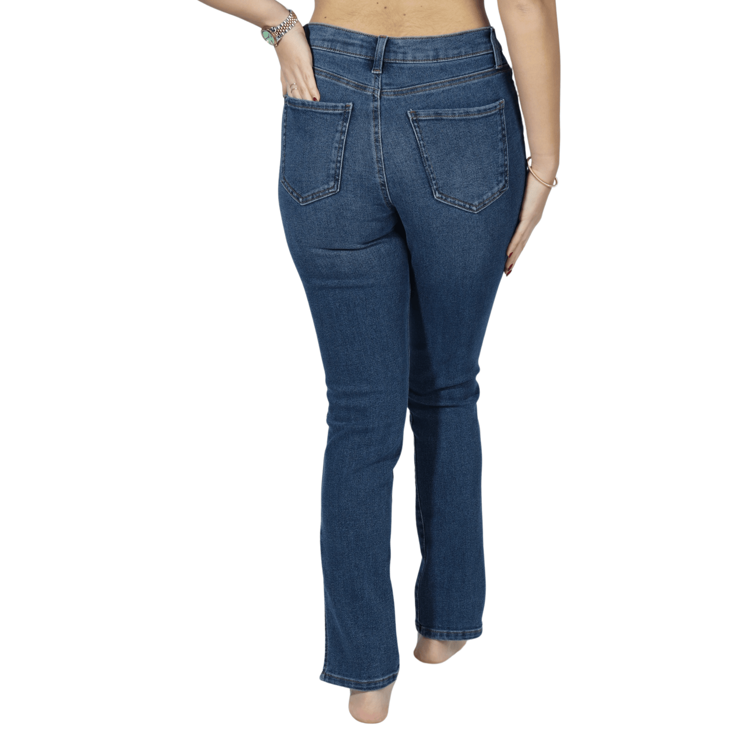 CELEBRITY PINK Womens Bottoms M / Blue CELEBRITY PINK - Side split legs denim