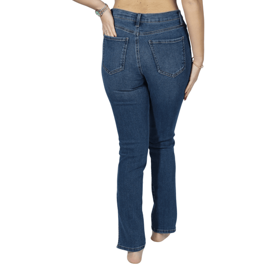 CELEBRITY PINK Womens Bottoms M / Blue CELEBRITY PINK - Side split legs denim