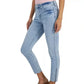 CELEBRITY PINK Womens Bottoms M / Light Blue / 28 CELEBRITY PINK - Side Zip Jeans