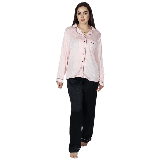 CENSORED Womens Pajama CENSORED - Button up shirt pants pajama set