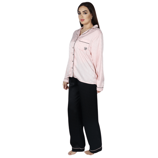 CENSORED Womens Pajama CENSORED - Button up shirt pants pajama set
