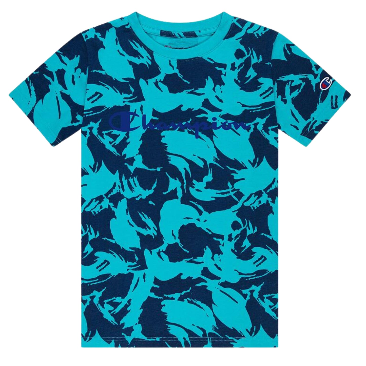 CHAMPION Boys Tops S / Multi-Color CHAMPION - KIDS - Brush Stroke Camo T-shirt