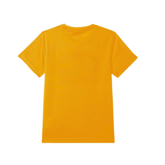 CHAMPION Boys Tops 5 Years / Yellow CHAMPION - Printed Logo T-Shirt