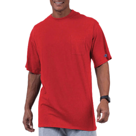 CHAMPION Mens Tops XL / Red CHAMPION - Big and Tall Crew Neck Short Sleeve T-Shirt